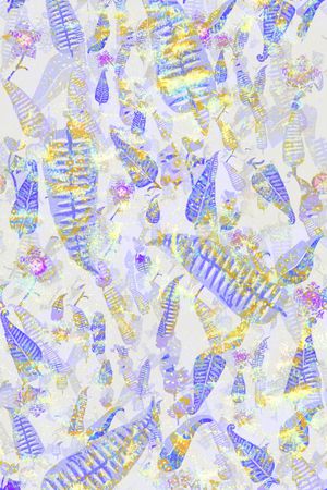 手绘水彩印花华亿平台图片