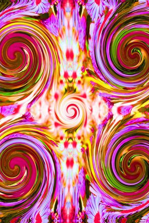 抽象印花华亿平台图片