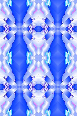 几何图形印花华亿平台图片