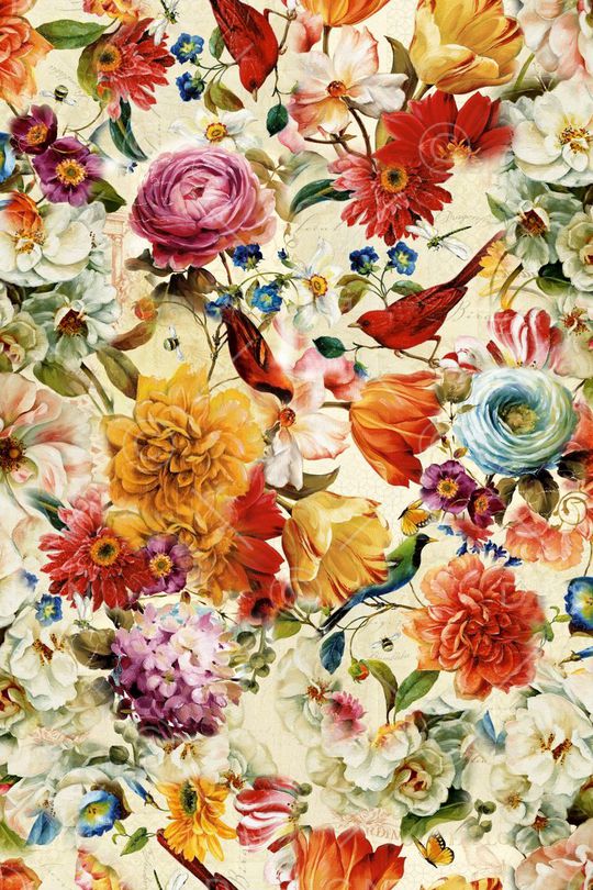 手绘水彩印花华亿平台图片