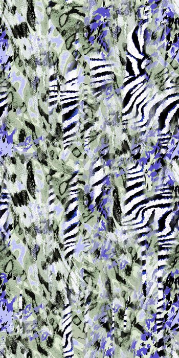 290006-动物纹拼贴数码豹纹y1402001