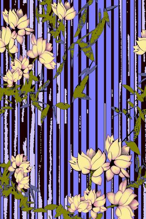 手绘水彩印花华亿平台图片