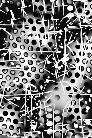 几何圆形印花华亿平台图片