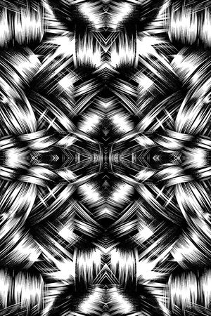 几何线条印花华亿平台图片