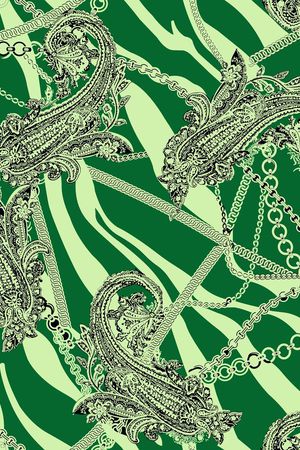 佩斯利涡旋纹印花华亿平台图片