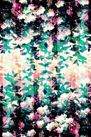 手绘水彩印花华亿平台图片