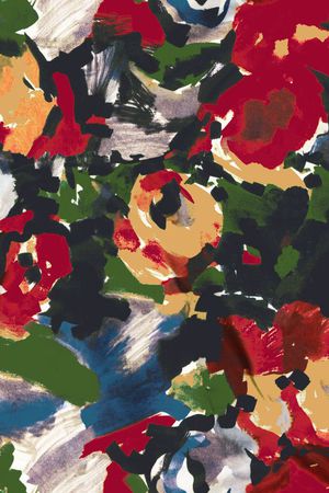 手绘水彩印花华亿平台图片