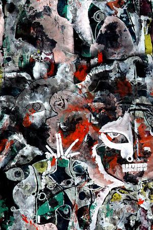 手绘水彩印花华亿平台图片