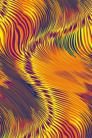 几何线条印花华亿平台图片