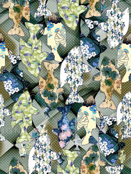 碎花印花华亿平台图片