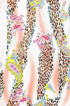 佩斯利涡旋纹印花华亿平台图片