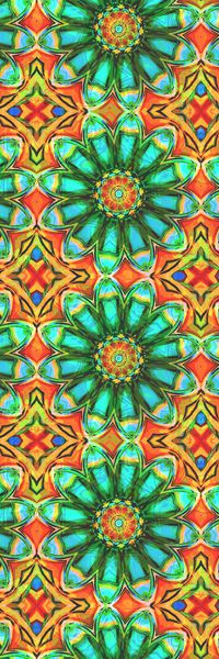 手绘水彩印花华亿平台图片