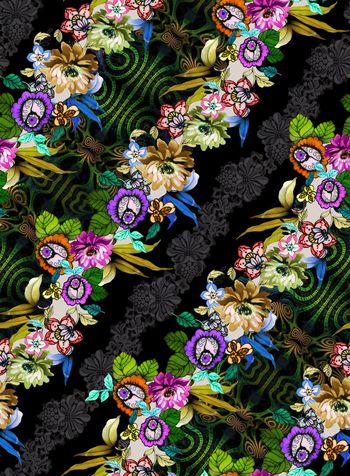 蕾丝印花华亿平台图片