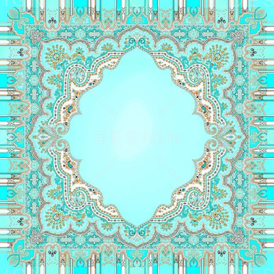 佩斯利涡旋纹印花华亿平台图片