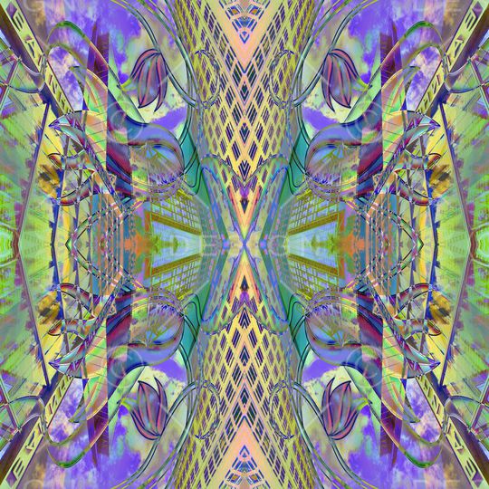 抽象印花华亿平台图片