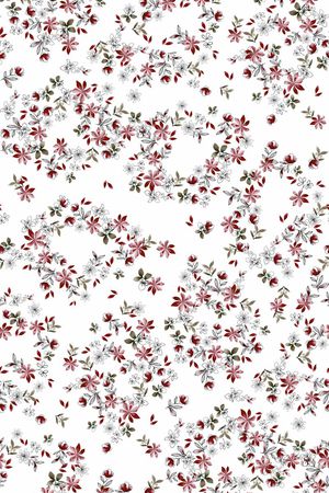 手绘水彩印花华亿平台图片