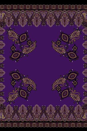 佩斯利涡旋纹印花华亿平台图片