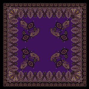 佩斯利涡旋纹印花华亿平台图片