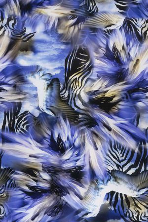 动物纹印花华亿平台图片