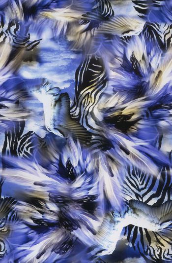 动物纹印花华亿平台图片