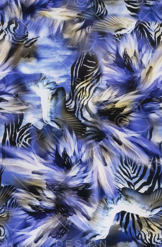 动物纹印花华亿平台图片