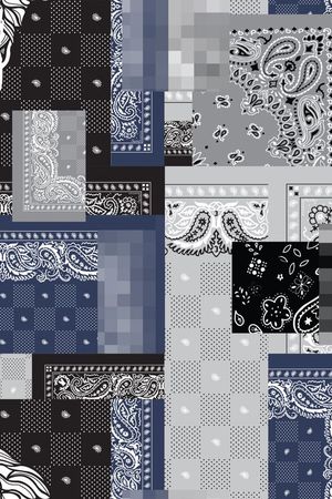 佩斯利涡旋纹印花华亿平台图片