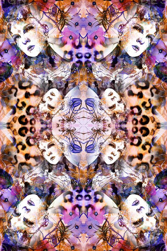 豹纹印花华亿平台图片