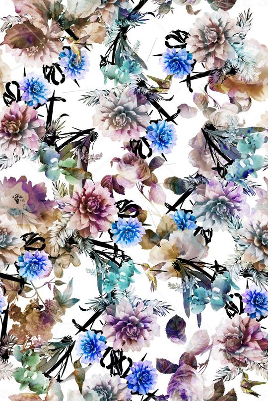 摄影写实花卉印花华亿平台图片