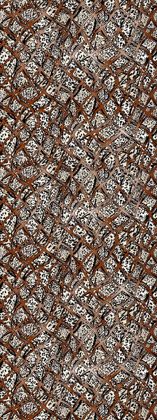 几何线条印花华亿平台图片