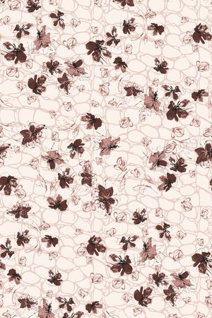 手绘水彩印花华亿平台图片