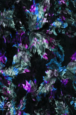 手绘水彩印花华亿平台图片