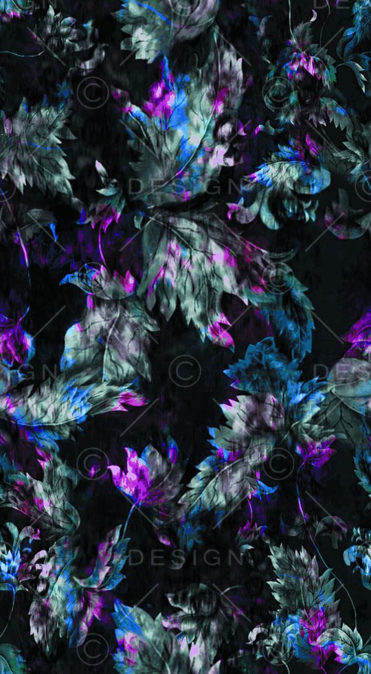 手绘水彩印花华亿平台图片