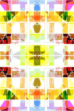 时尚几何纹样印花华亿平台图片