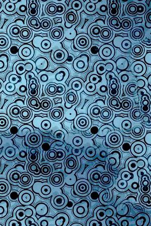 几何圆圈印花华亿平台图片