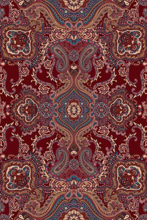 佩斯利印花华亿平台图片