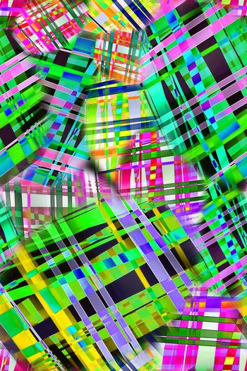 293921-水彩抽象拼接格纹