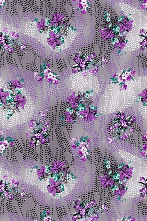 圆点印花华亿平台图片