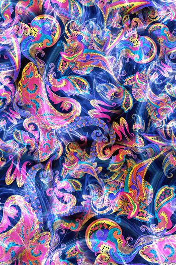 294109-多彩佩斯利腰果民族风