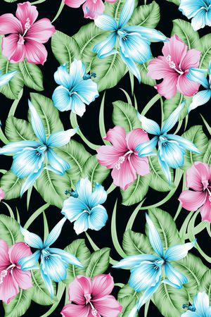 手绘水彩印花华亿平台图片