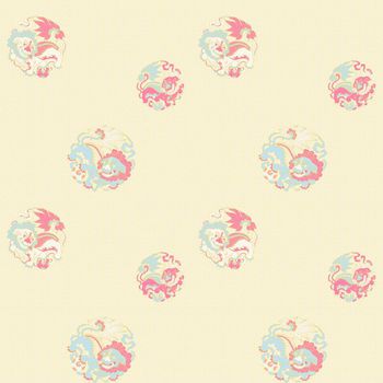 294726-中式传统狮子绣球壁纸 (1)