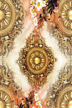 欧式宫廷印花华亿平台图片