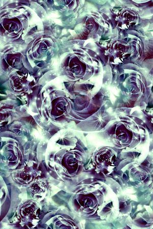 玫瑰印花华亿平台图片