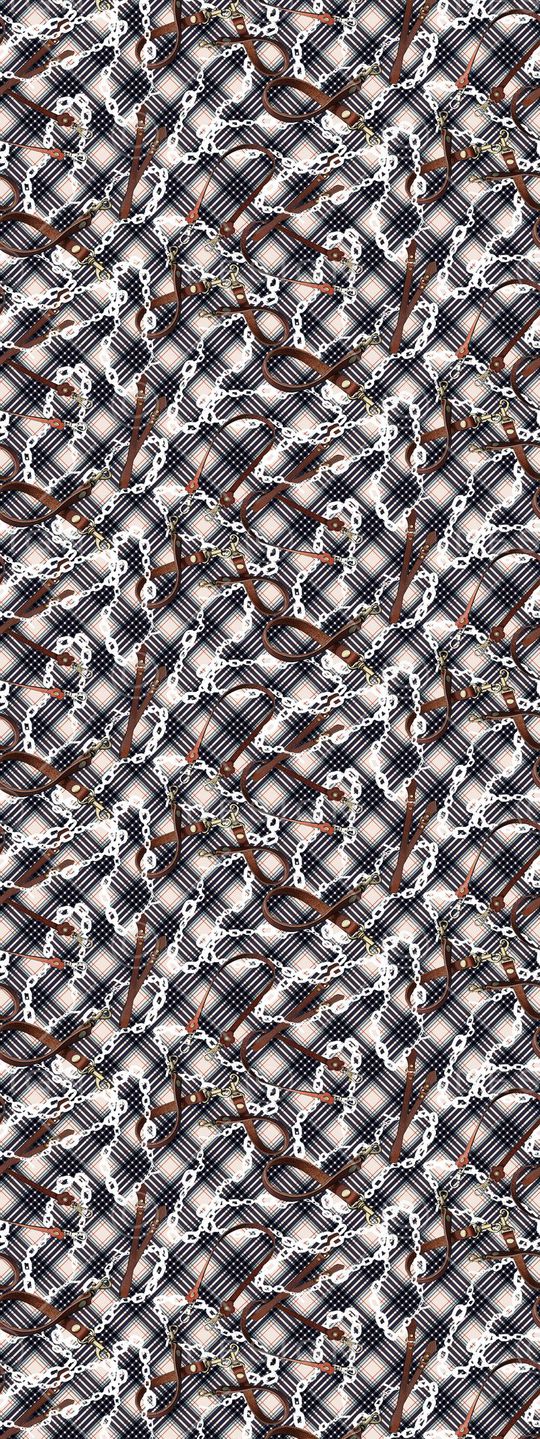 格纹印花华亿平台图片