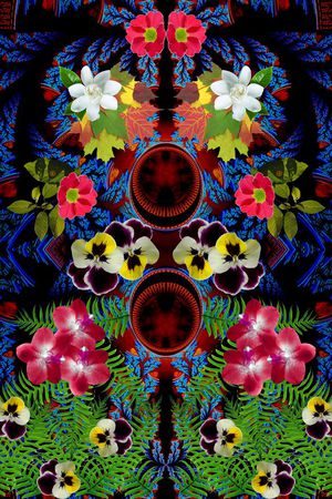 油画花卉印花华亿平台图片