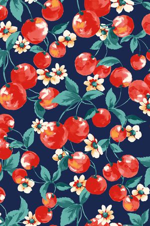 樱桃印花华亿平台图片