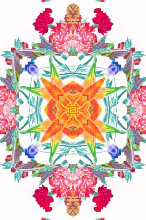 手绘水彩印花华亿平台图片