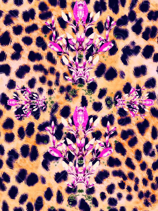 豹纹印花华亿平台图片