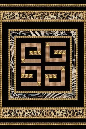 豹纹印花华亿平台图片