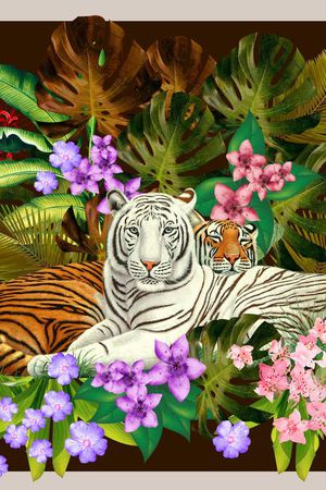 老虎印花华亿平台图片