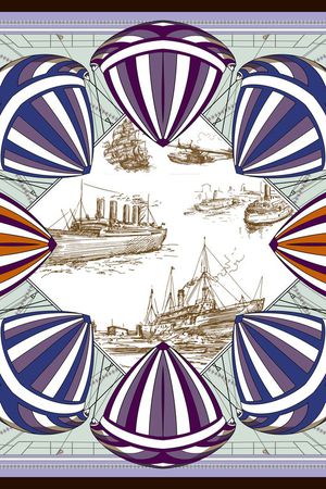 手绘印花华亿平台图片